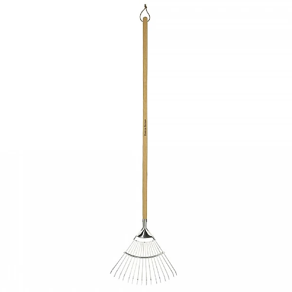 Kent & Stowe Stainless Steel Long Handled Lawn & Leaf Rake 3 Kent & Stowe Stainless Steel Long Handled Lawn & Leaf Rake