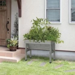 VegTrug WallHugger Small - Grey Wash (FSC 100%) -Garden Essentials Shop 1028265 2