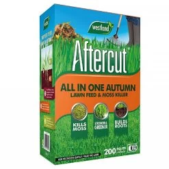 Westland Aftercut All-In-One Autumn Lawn Feed And Moss Killer Large Box - 200sq.m