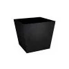 Stewart Garden 48cm Basalt Low Square Planter - Black -Garden Essentials Shop 1115427