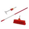 Wolf Clean Up Set (Broom, Scraper & 150cm Handle) -Garden Essentials Shop 1140431
