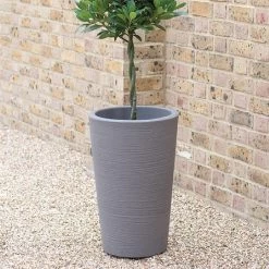 Stewart Garden 35cm Varese Medium Planter Alpine Grey -Garden Essentials Shop 1172213 1