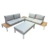 Kettler Elba Standard Low Lounge Set - White -Garden Essentials Shop 1178021