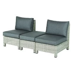 Kettler Palma Low Lounge Companion Set - White Wash 7 Kettler Palma Low Lounge Companion Set - White Wash -Garden Essentials Shop 1178091 3