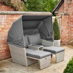 Kettler Palma Daybed - White Wash 10 Kettler Palma Daybed - White Wash -Garden Essentials Shop 1178092 4