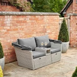 Kettler Palma Daybed - White Wash 11 Kettler Palma Daybed - White Wash -Garden Essentials Shop 1178092 5