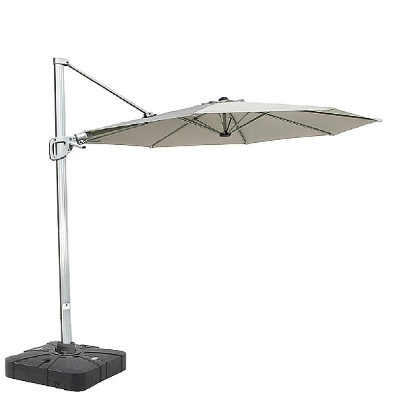 Hartman Pacific 3m Round Cantilever Parasol - Dove 4 Hartman Pacific 3m Round Cantilever Parasol - Dove - Image 2