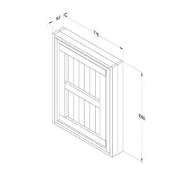 Forest Fold Down Wall Garden Bar -Garden Essentials Shop 1227077 6