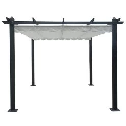 Salamanca 3x4m Grey Gazebo 7 Salamanca 3x4m Grey Gazebo -Garden Essentials Shop 1229453 2