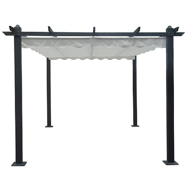 Salamanca 3x4m Grey Gazebo 5 Salamanca 3x4m Grey Gazebo - Image 3
