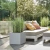 Elho Vivo Next Square Planter 30cm Living Concrete 1 Elho Vivo Next Square Planter 30cm Living Concrete -Garden Essentials Shop 1230754