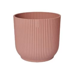Elho Vibes Fold Round Planter 22cm Delicate Pink 12 Elho Vibes Fold Round Planter 22cm Delicate Pink -Garden Essentials Shop 1230824 5