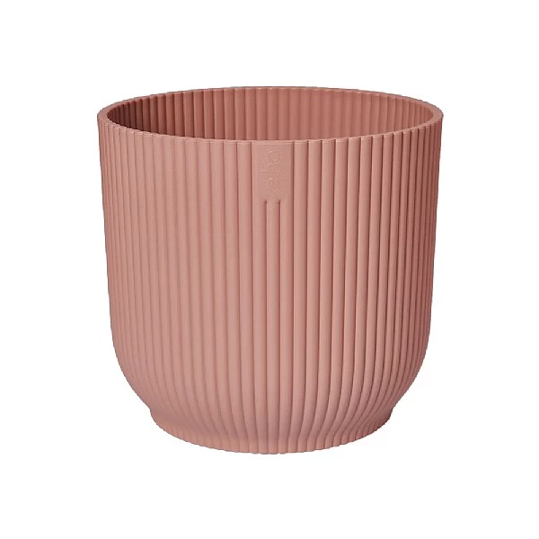 Elho Vibes Fold Round Planter 22cm Delicate Pink 7 Elho Vibes Fold Round Planter 22cm Delicate Pink - Image 5