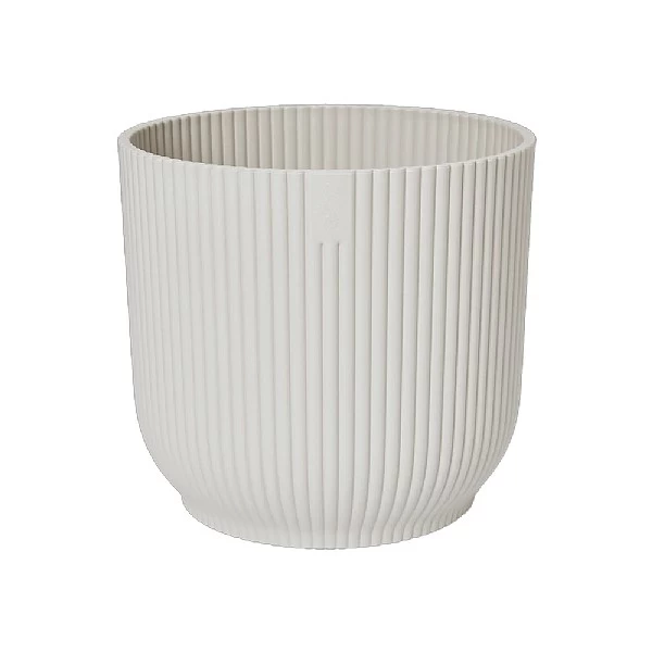 Elho Vibes Fold Round Planter 22cm Silky White 7 Elho Vibes Fold Round Planter 22cm Silky White - Image 5