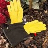 Gold Leaf Ladies Tough Touch Gloves 1 Gold Leaf Ladies Tough Touch Gloves -Garden Essentials Shop 240107