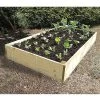 Deluxe Extra Deep Wooden Raised Vegetable Bed 1.8x.0.9mtr -Garden Essentials Shop 453687