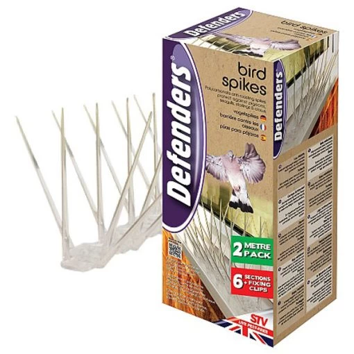 Defenders Bird Spikes 2 Meter 6 Pack -Garden Essentials Shop 844737