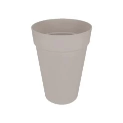 Elho Loft Urban Round High Planter 42cm Warm Grey -Garden Essentials Shop 933195 3