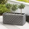 Stewart Garden 70cm Lead Effect Trough - Pewter -Garden Essentials Shop 934022