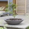 Stewart Garden Varese Low Bowl Planter 60cm - Dark Brown -Garden Essentials Shop 975845
