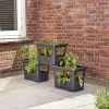 Elho Green Basics Stack & Grow Large Planter (Various Colours) -Garden Essentials Shop GBSGLRG
