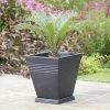Piazza Square Planter 34cm (Various Colours) -Garden Essentials Shop PIAZSQRMAR